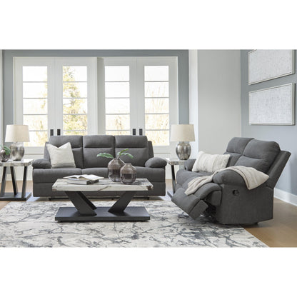 Signature Design by Ashley Side - Swipe PC9140689 Reclining Sofa with Drop Down Table - American Furniture of Slidell