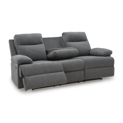 Signature Design by Ashley Side - Swipe PC9140689 Reclining Sofa with Drop Down Table - American Furniture of Slidell