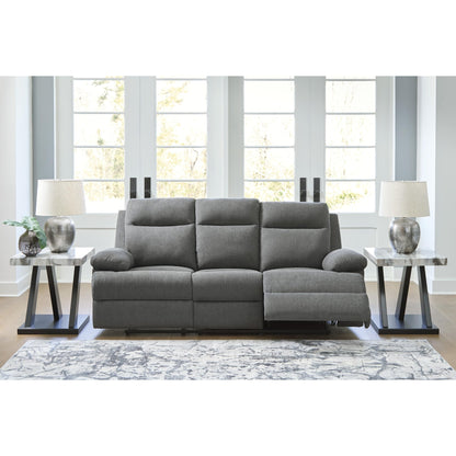 Signature Design by Ashley Side - Swipe PC9140689 Reclining Sofa with Drop Down Table - American Furniture of Slidell