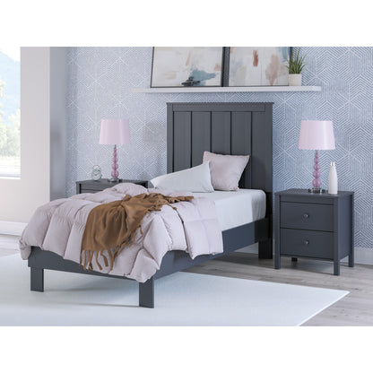 Signature Design by Ashley Simmenfort EB1528B1 Twin Platform Bed - American Furniture of Slidell