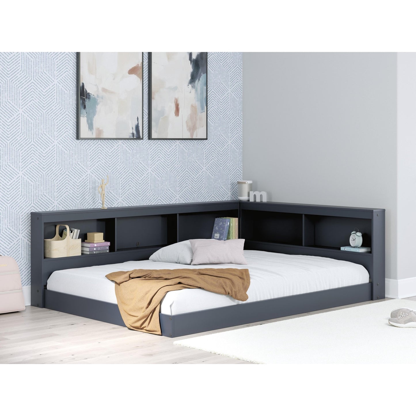 Signature Design by Ashley Simmenfort EB1528B4 Full Bookcase Storage Bed - American Furniture of Slidell