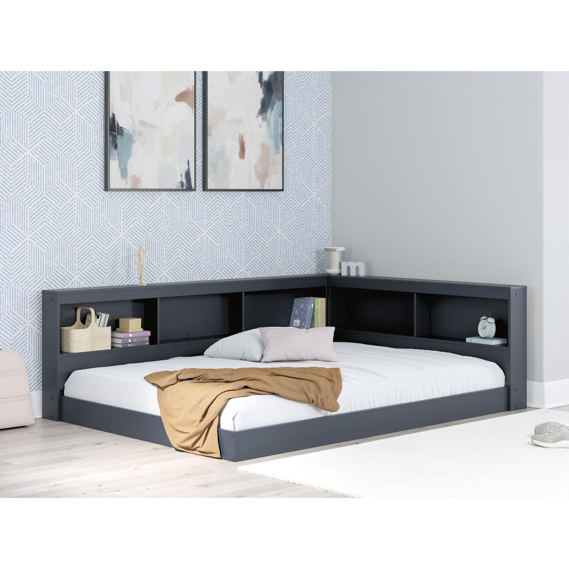 Signature Design by Ashley Simmenfort EB1528B4 Full Bookcase Storage Bed - American Furniture of Slidell