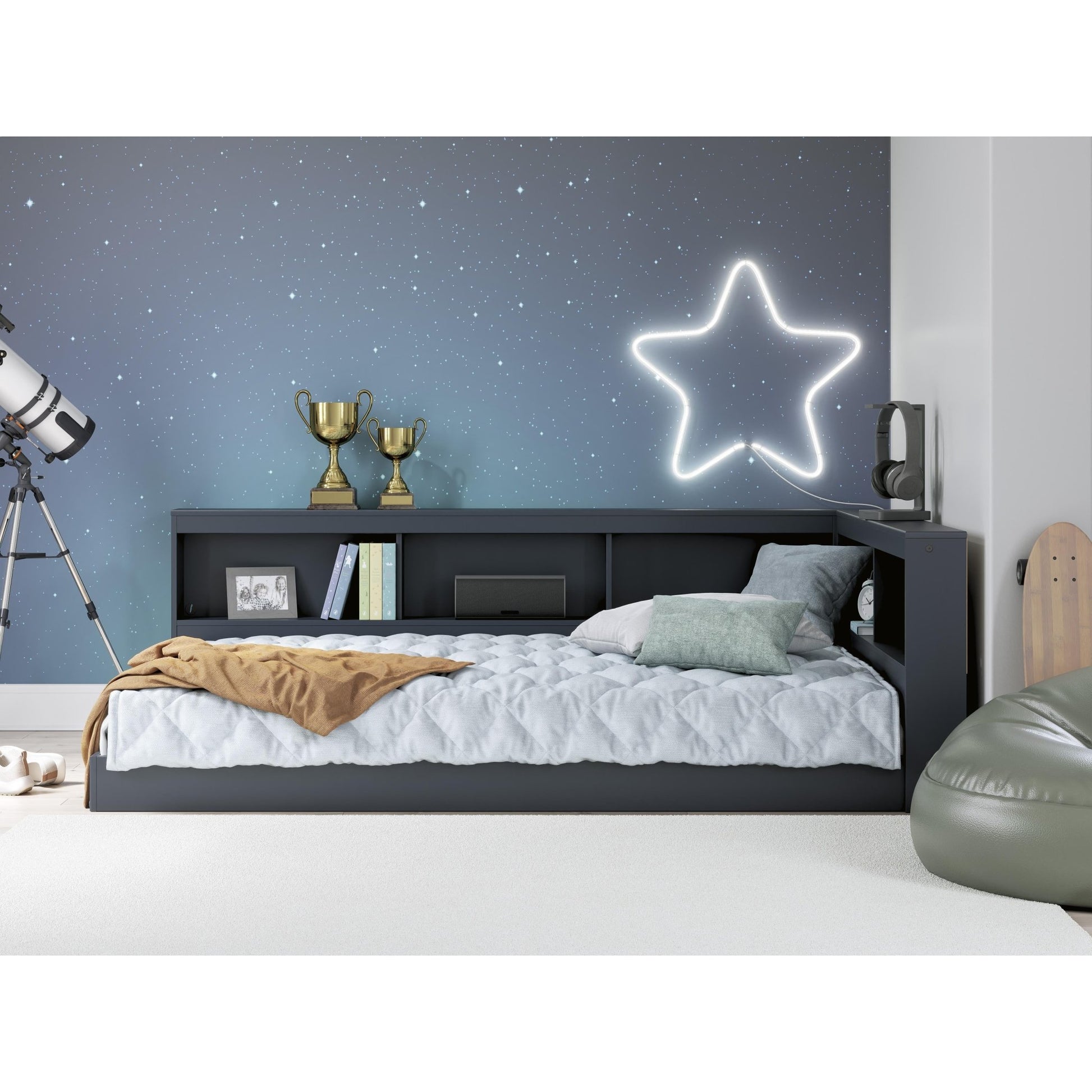 Signature Design by Ashley Simmenfort EB1528B4 Full Bookcase Storage Bed - American Furniture of Slidell