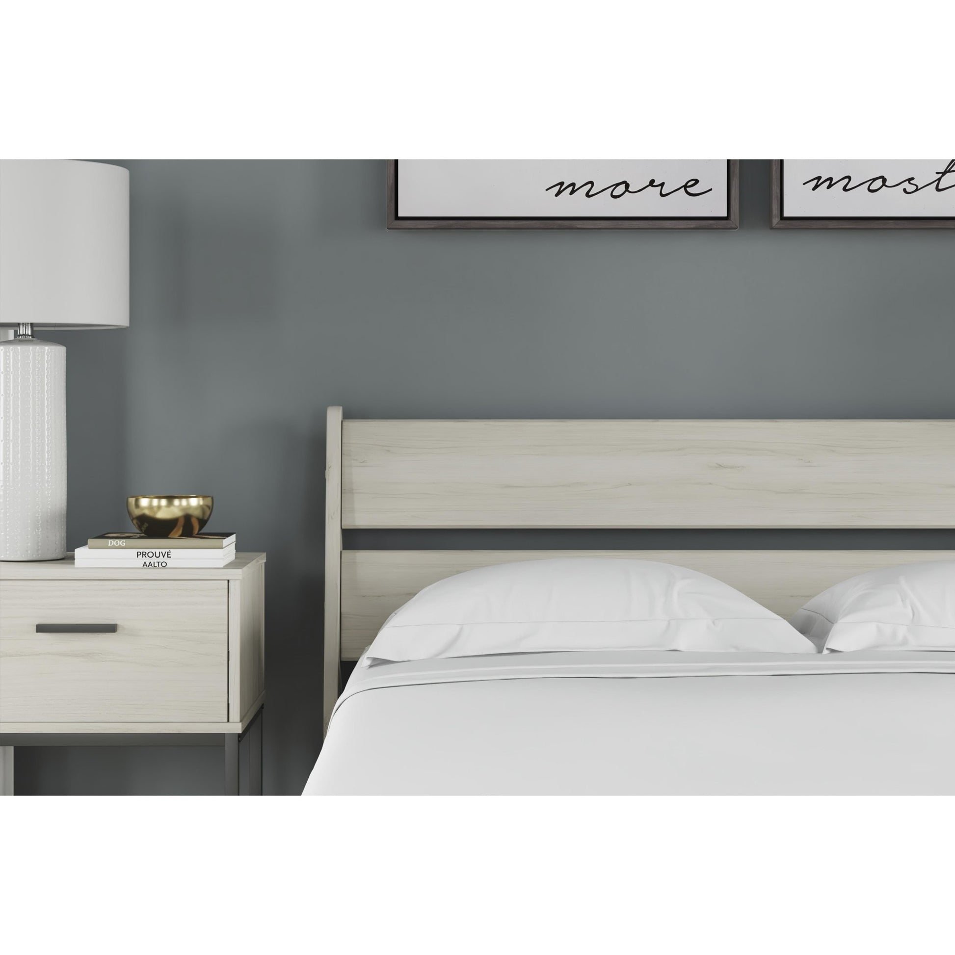 Signature Design by Ashley Socalle EB1864 - 156 Full Panel Headboard - American Furniture of Slidell