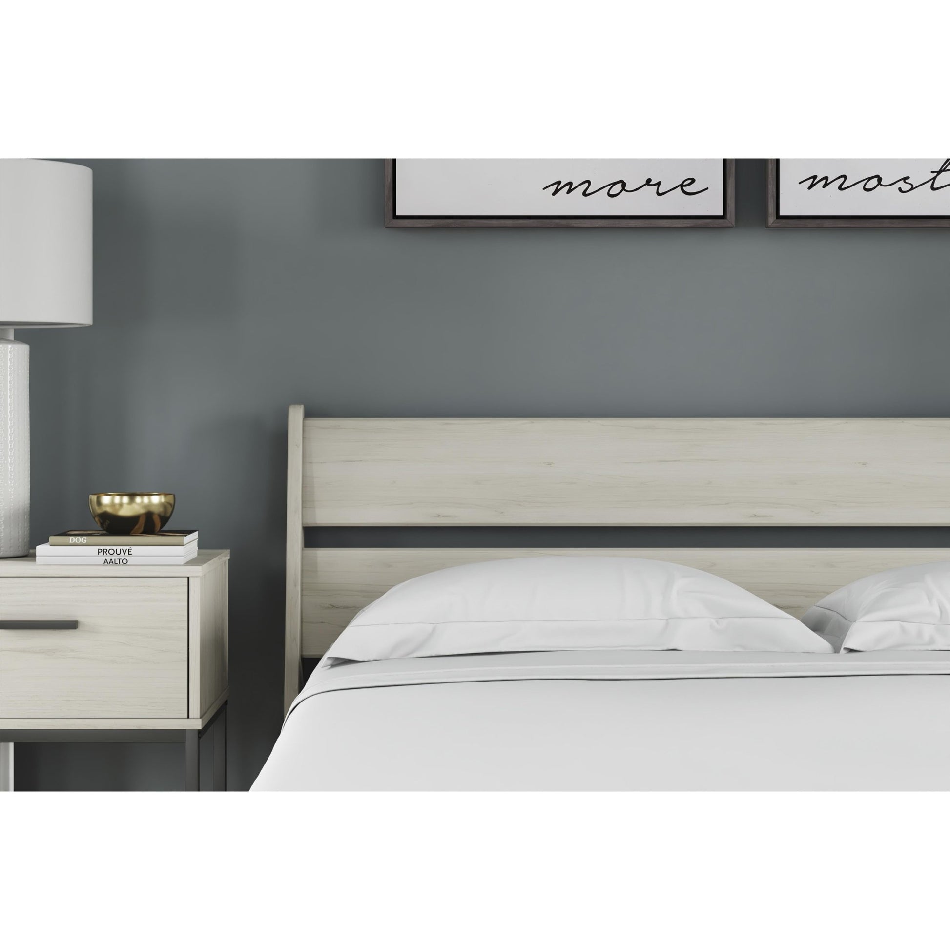 Signature Design by Ashley Socalle EB1864 - 157 Queen Panel Headboard - American Furniture of Slidell
