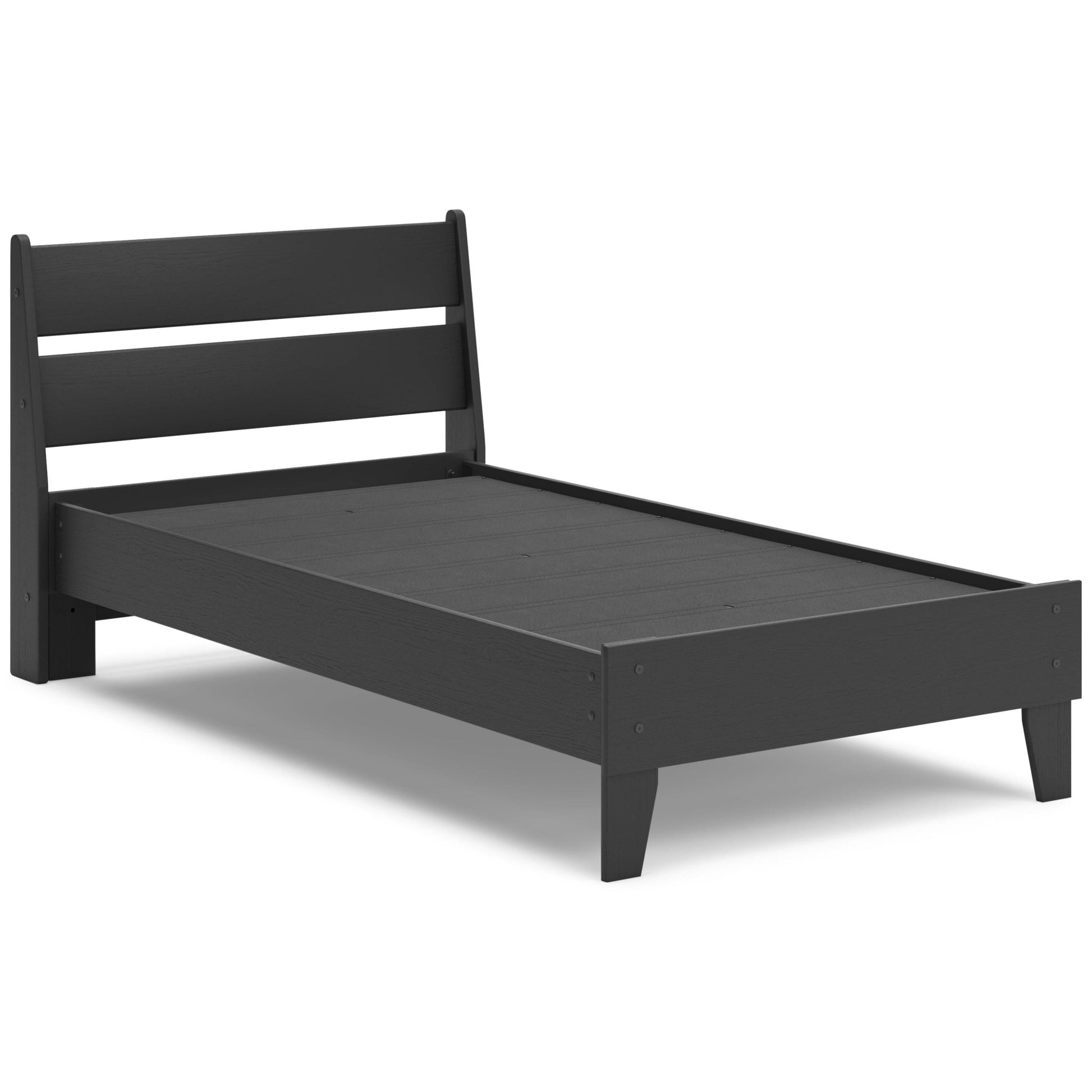 Signature Design by Ashley Socalle EB1865B1 Twin Panel Platform Bed - American Furniture of Slidell