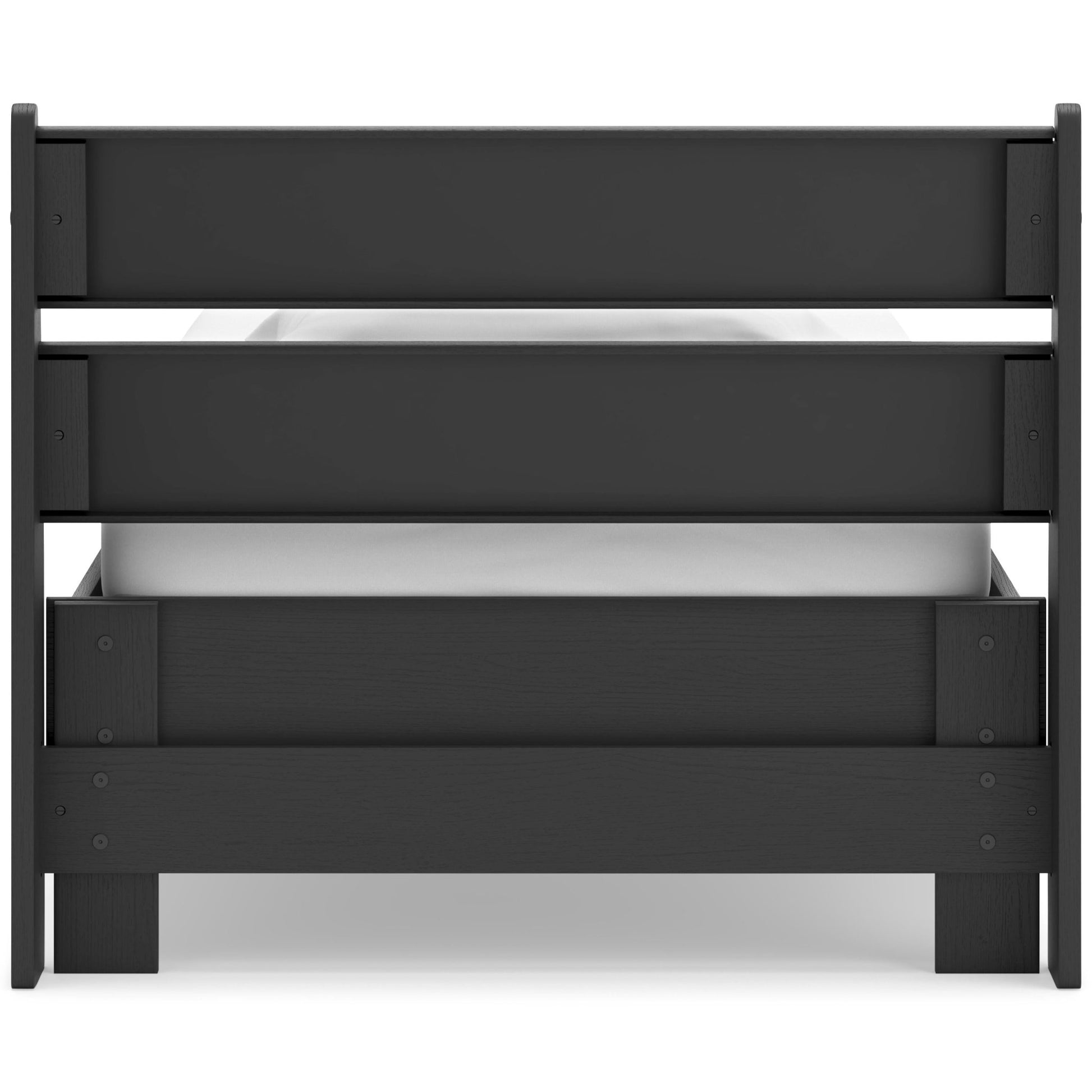 Signature Design by Ashley Socalle EB1865B1 Twin Panel Platform Bed - American Furniture of Slidell