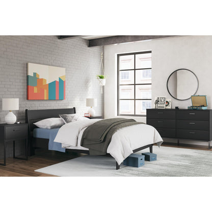 Signature Design by Ashley Socalle EB1865B2 Full Panel Platform Bed - American Furniture of Slidell