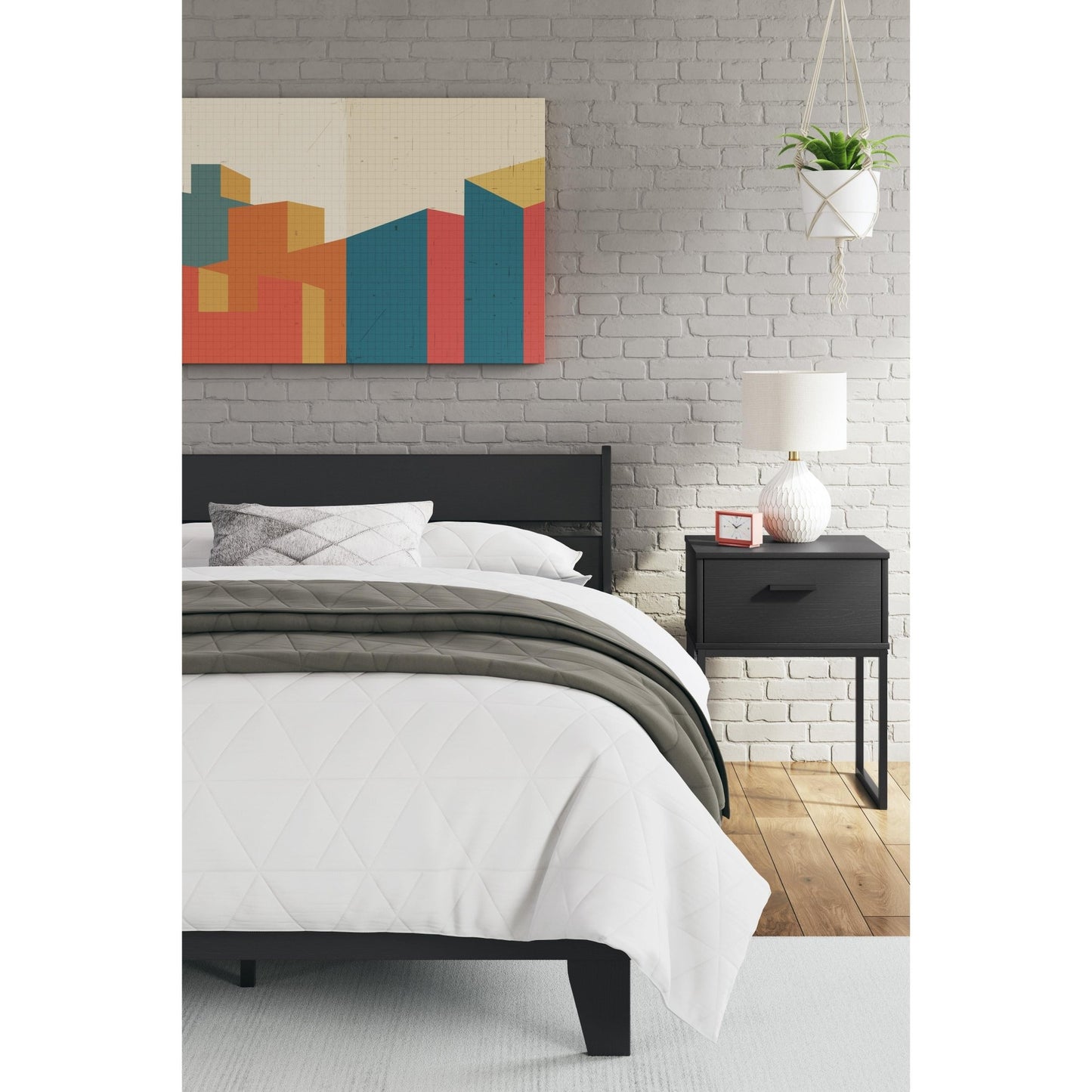 Signature Design by Ashley Socalle EB1865B2 Full Panel Platform Bed - American Furniture of Slidell