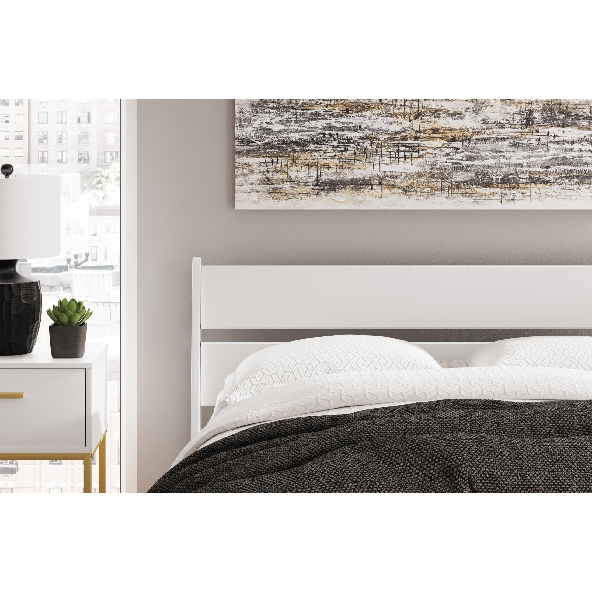 Signature Design by Ashley Socalle EB1867B2 Full Panel Platform Bed - American Furniture of Slidell