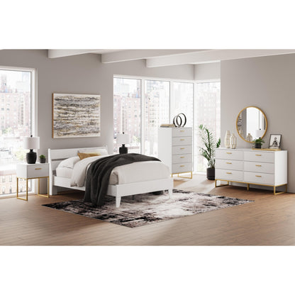 Signature Design by Ashley Socalle EB1867B2 Full Panel Platform Bed - American Furniture of Slidell