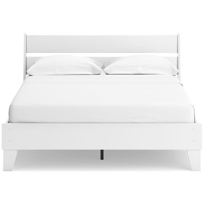 Signature Design by Ashley Socalle EB1867B3 Queen Panel Platform Bed - American Furniture of Slidell
