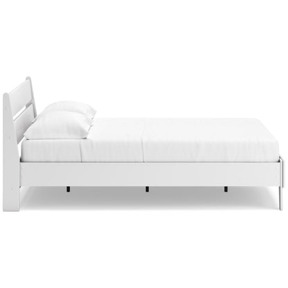 Signature Design by Ashley Socalle EB1867B3 Queen Panel Platform Bed - American Furniture of Slidell