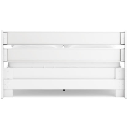 Signature Design by Ashley Socalle EB1867B3 Queen Panel Platform Bed - American Furniture of Slidell
