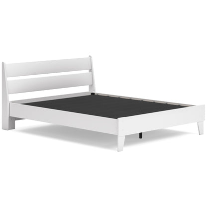 Signature Design by Ashley Socalle EB1867B3 Queen Panel Platform Bed - American Furniture of Slidell