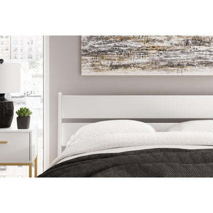 Signature Design by Ashley Socalle EB1867B3 Queen Panel Platform Bed - American Furniture of Slidell