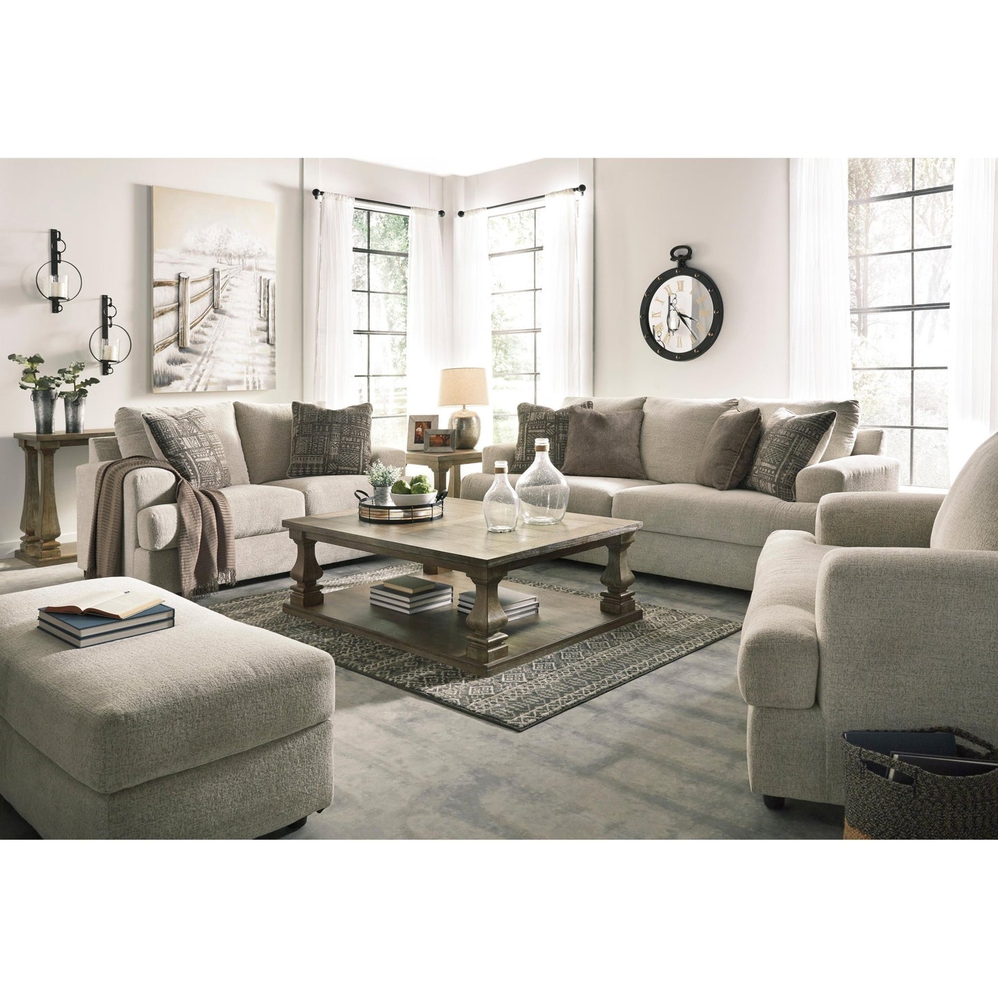 Signature Design by Ashley Soletren 95104U11 4 pc Living Room Set - American Furniture of Slidell