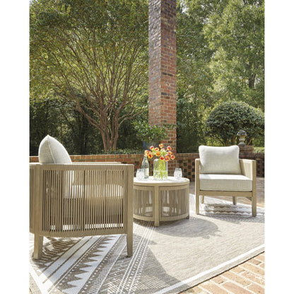 Signature Design by Ashley Spooners Cove PCP469 - 708 Round Cocktail Table - American Furniture of Slidell