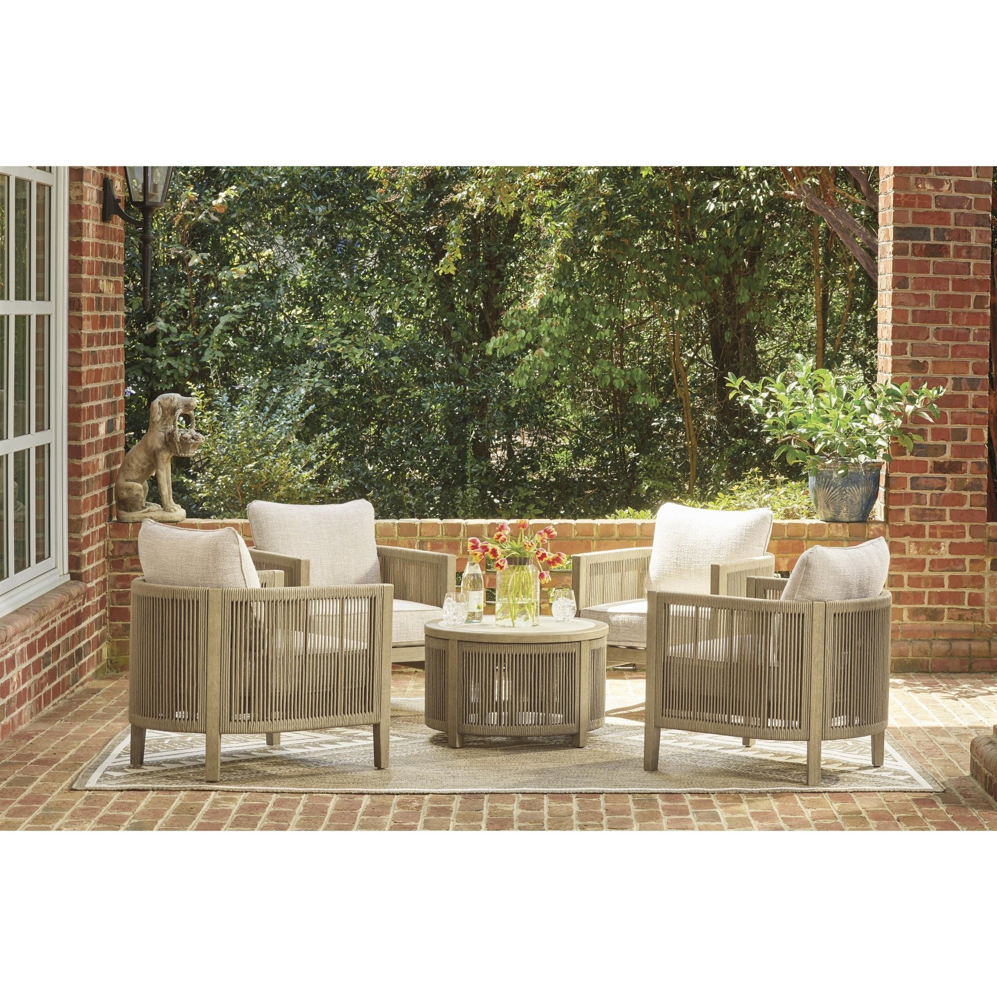 Signature Design by Ashley Spooners Cove PCP469 - 708 Round Cocktail Table - American Furniture of Slidell