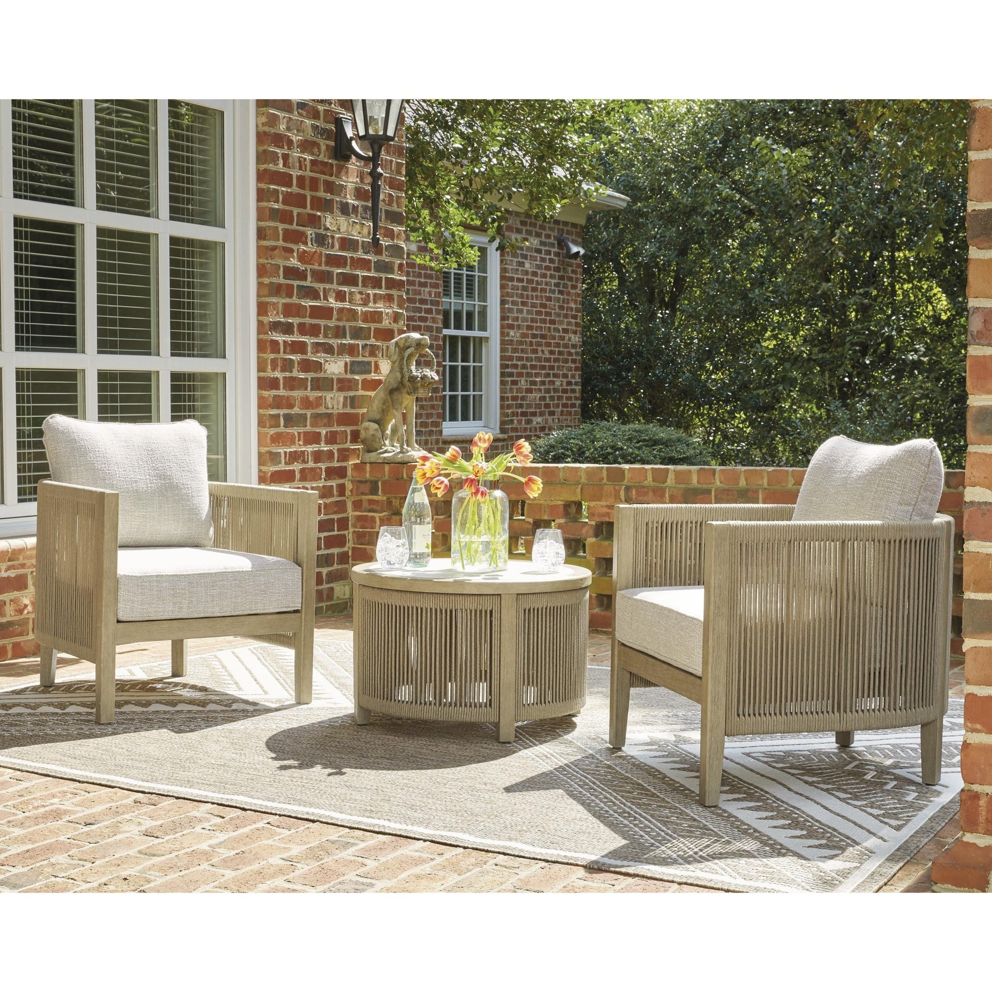 Signature Design by Ashley Spooners Cove PCP469 - 708 Round Cocktail Table - American Furniture of Slidell