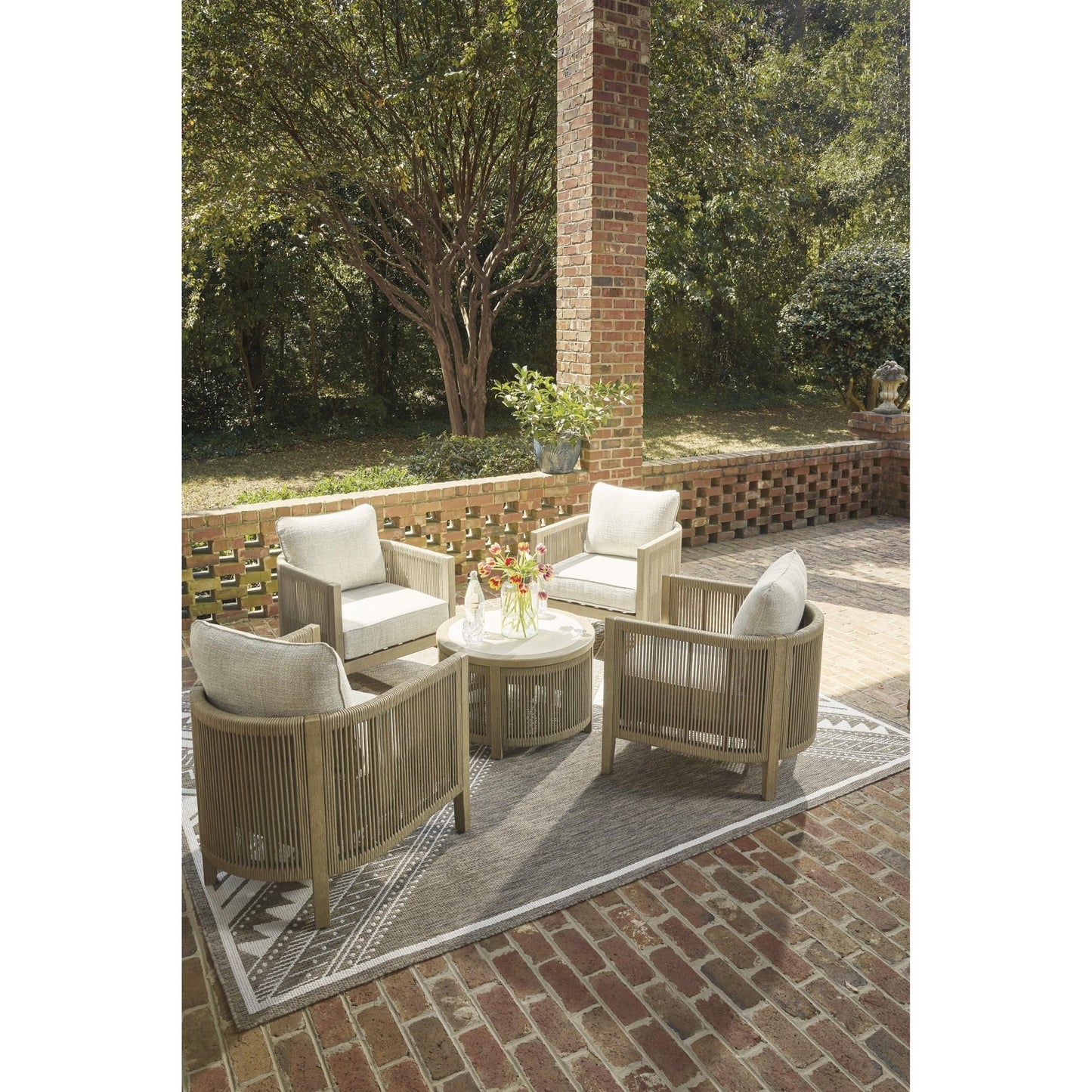 Signature Design by Ashley Spooners Cove PCP469 - 708 Round Cocktail Table - American Furniture of Slidell