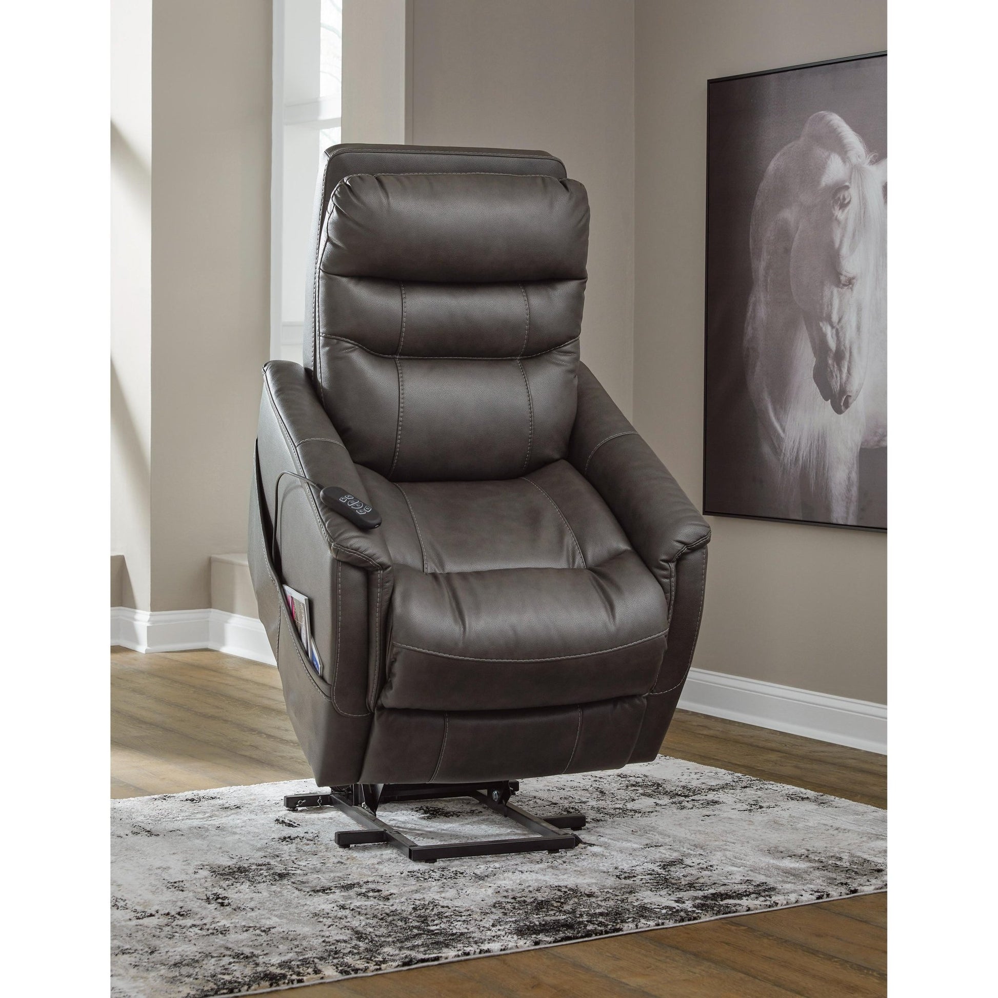 Signature Design by Ashley Strawbill 6390912 Power Lift Recliner - American Furniture of Slidell