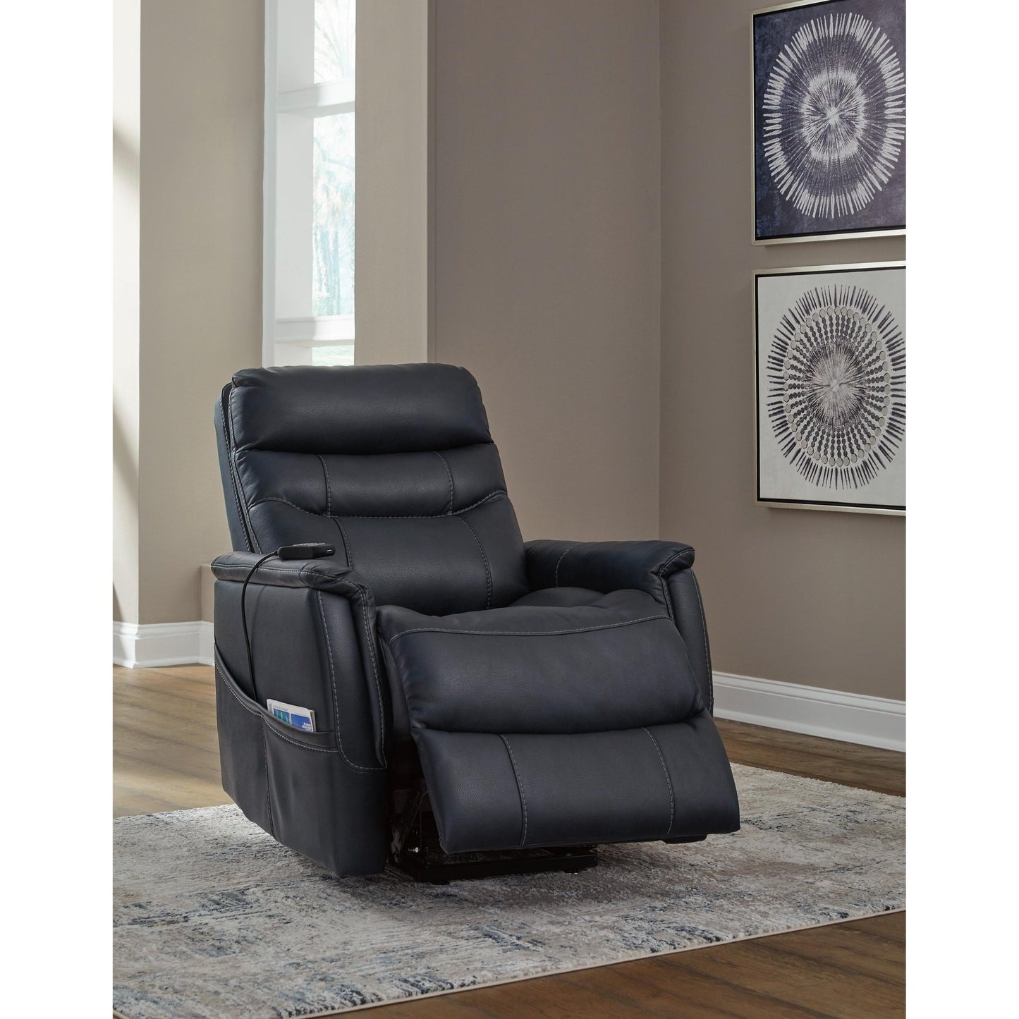 Signature Design by Ashley Strawbill 6391012 Power Lift Recliner - American Furniture of Slidell