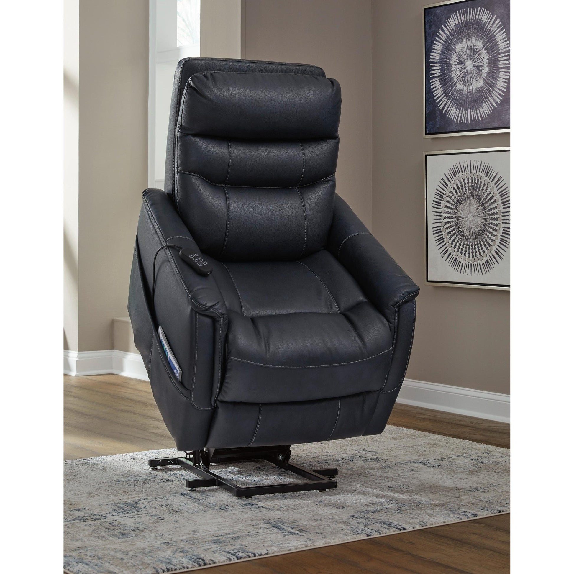 Signature Design by Ashley Strawbill 6391012 Power Lift Recliner - American Furniture of Slidell