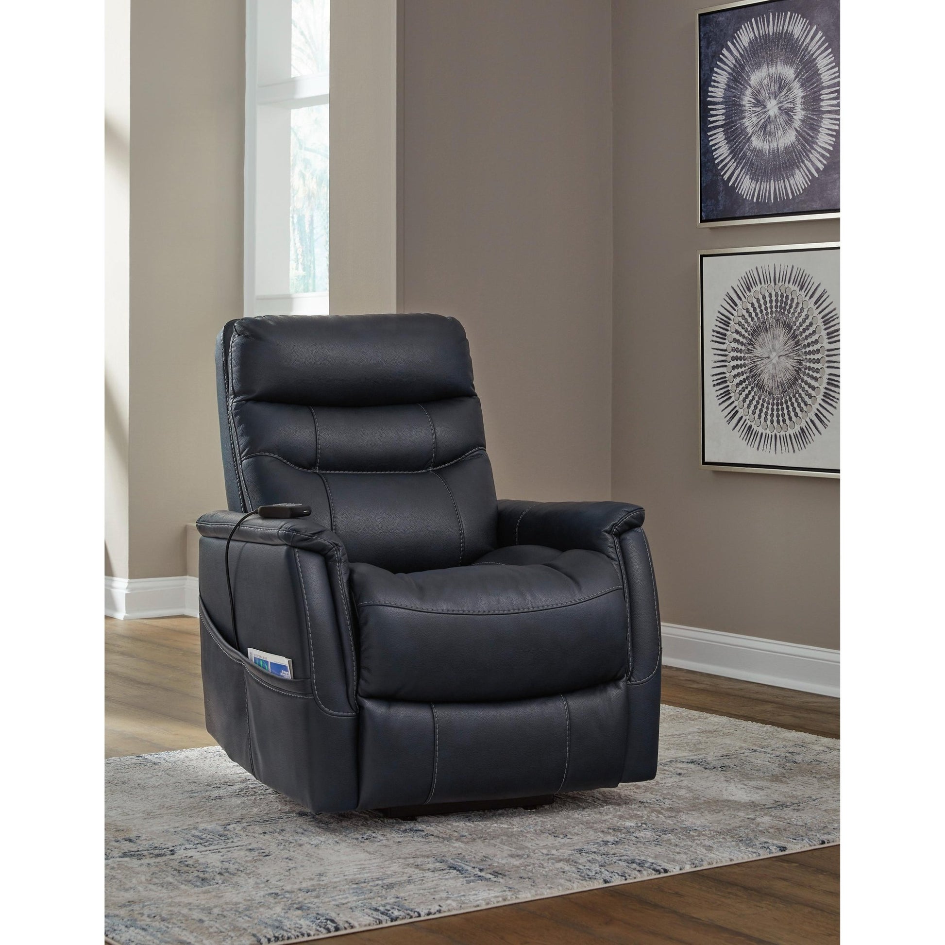 Signature Design by Ashley Strawbill 6391012 Power Lift Recliner - American Furniture of Slidell
