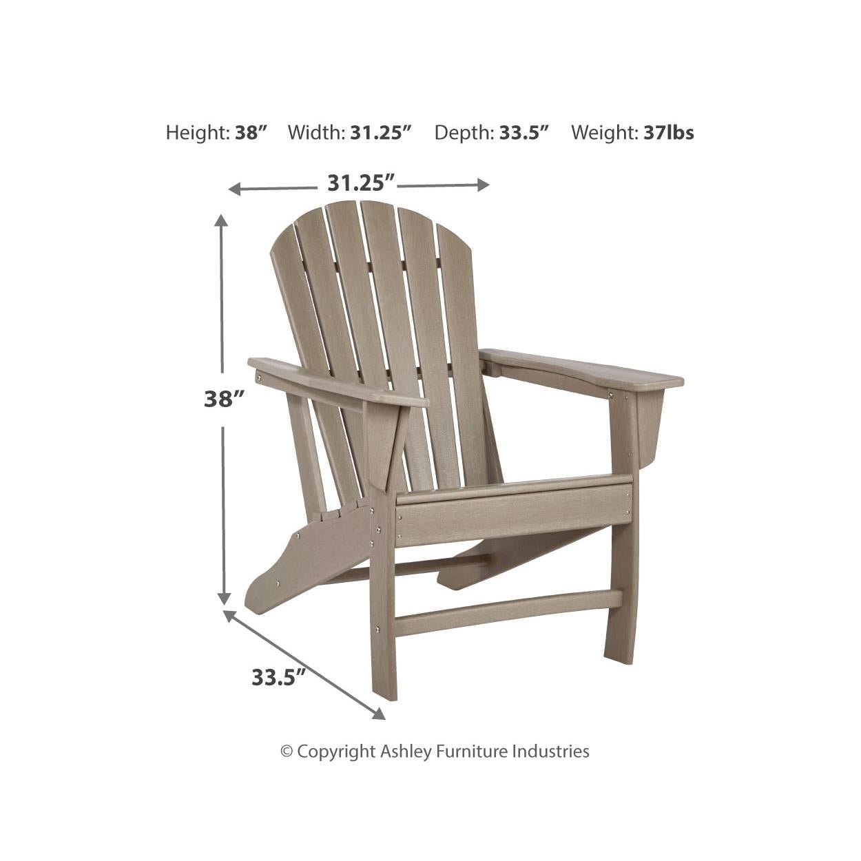 Signature Design by Ashley Sundown Treasure P014P2 5 - piece Outdoor Seating Set - American Furniture of Slidell