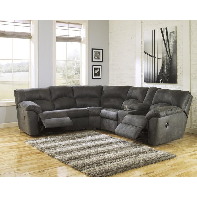 Signature Design by Ashley Tambo 2780149 RAF Reclining Loveseat with Console - American Furniture of Slidell