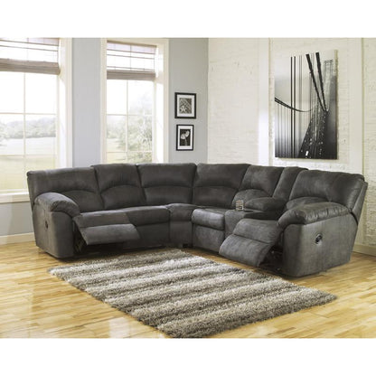 Signature Design by Ashley Tambo 2780149 RAF Reclining Loveseat with Console - American Furniture of Slidell