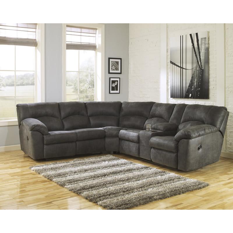 Signature Design by Ashley Tambo 2780149 RAF Reclining Loveseat with Console - American Furniture of Slidell