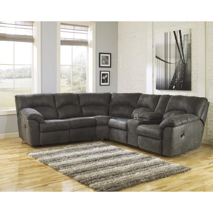 Signature Design by Ashley Tambo 2780149 RAF Reclining Loveseat with Console - American Furniture of Slidell