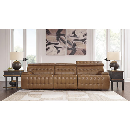 Signature Design by Ashley Temmpton U92708S3 3 pc Power Reclining Sectional Sofa - American Furniture of Slidell