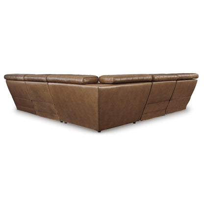 Signature Design by Ashley Temmpton U92708S4 5 pc Power Reclining Sectional - American Furniture of Slidell