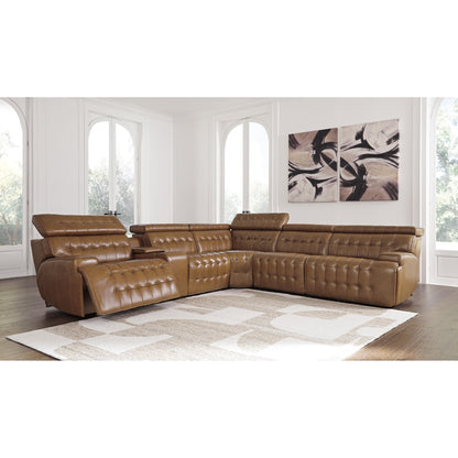 Signature Design by Ashley Temmpton U92708S5 6 pc Power Reclining Sectional - American Furniture of Slidell