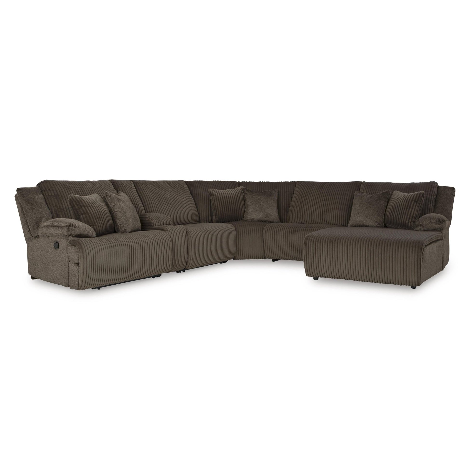 Signature Design by Ashley Top Tier 92705S1 6 pc Reclining Sectional with Chaise - American Furniture of Slidell