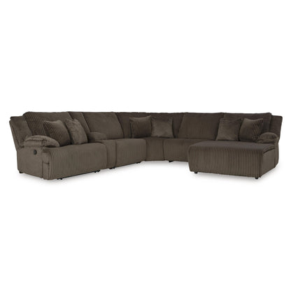 Signature Design by Ashley Top Tier 92705S1 6 pc Reclining Sectional with Chaise - American Furniture of Slidell