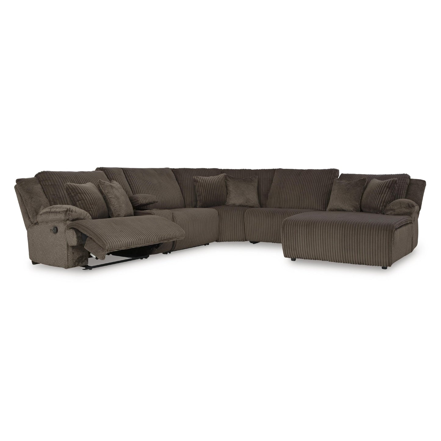 Signature Design by Ashley Top Tier 92705S1 6 pc Reclining Sectional with Chaise - American Furniture of Slidell