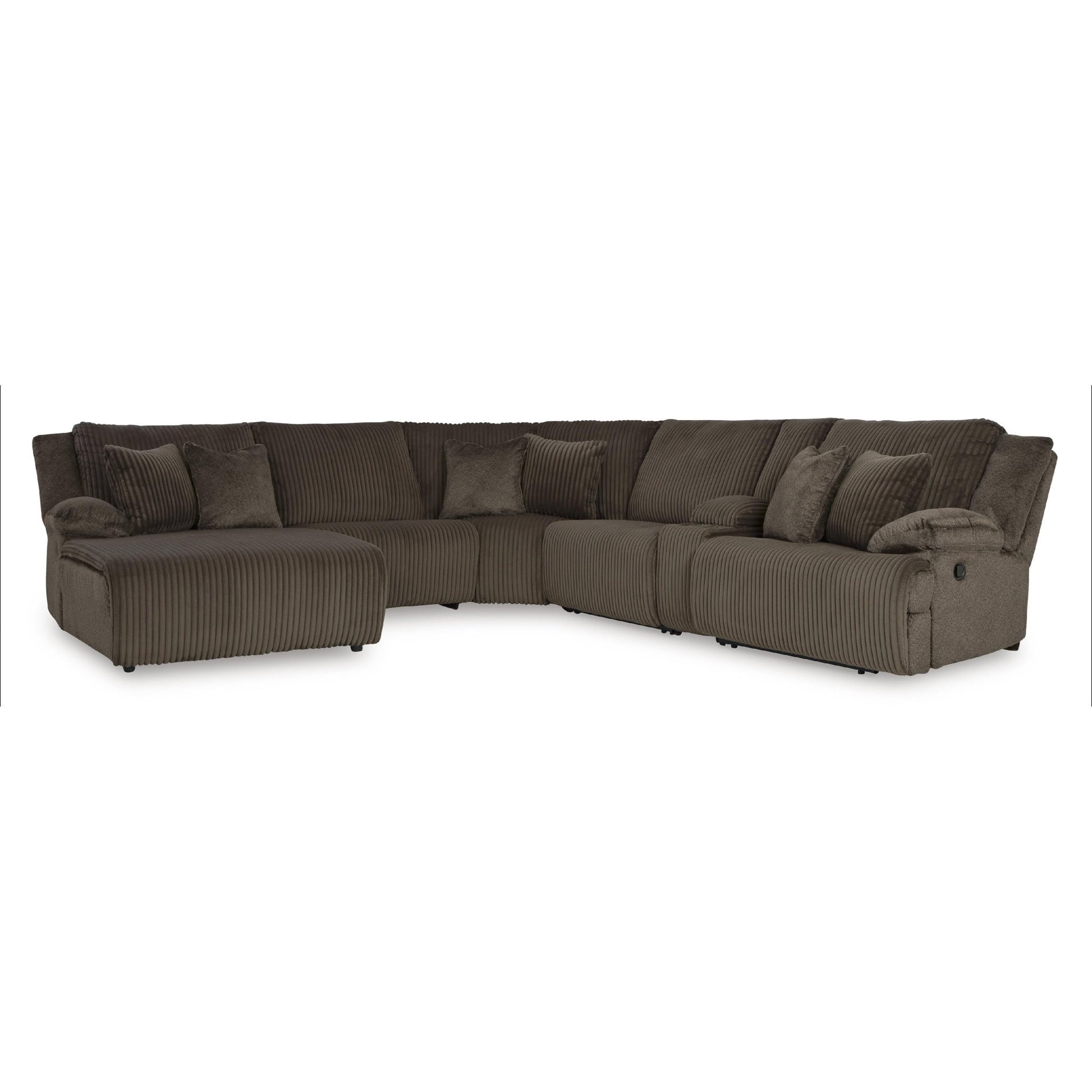 Signature Design by Ashley Top Tier 92705S2 6 pc Reclining Sectional with Chaise - American Furniture of Slidell