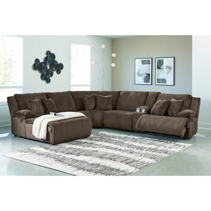 Signature Design by Ashley Top Tier 92705S2 6 pc Reclining Sectional with Chaise - American Furniture of Slidell