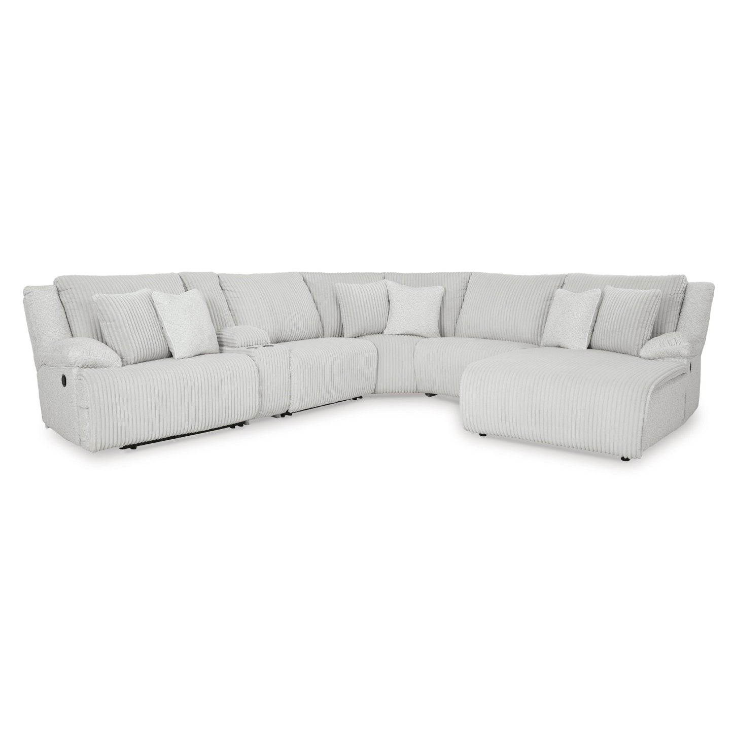 Signature Design by Ashley Top Tier 92706S1 6 pc Reclining Sectional with Chaise - American Furniture of Slidell