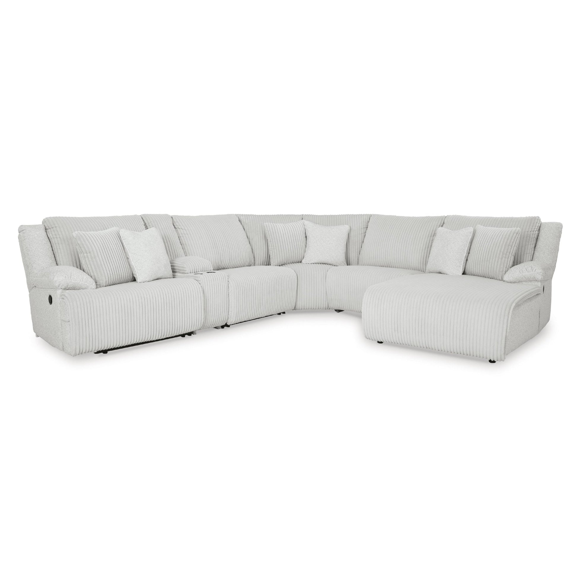 Signature Design by Ashley Top Tier 92706S1 6 pc Reclining Sectional with Chaise - American Furniture of Slidell