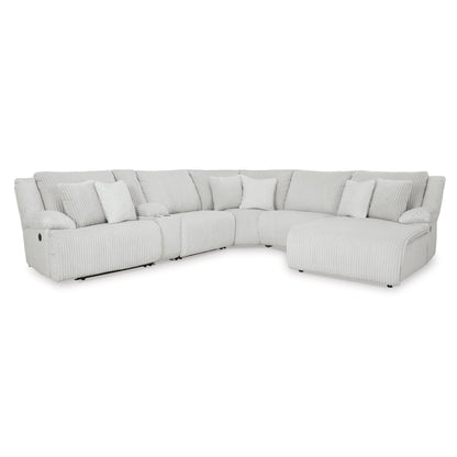 Signature Design by Ashley Top Tier 92706S1 6 pc Reclining Sectional with Chaise - American Furniture of Slidell