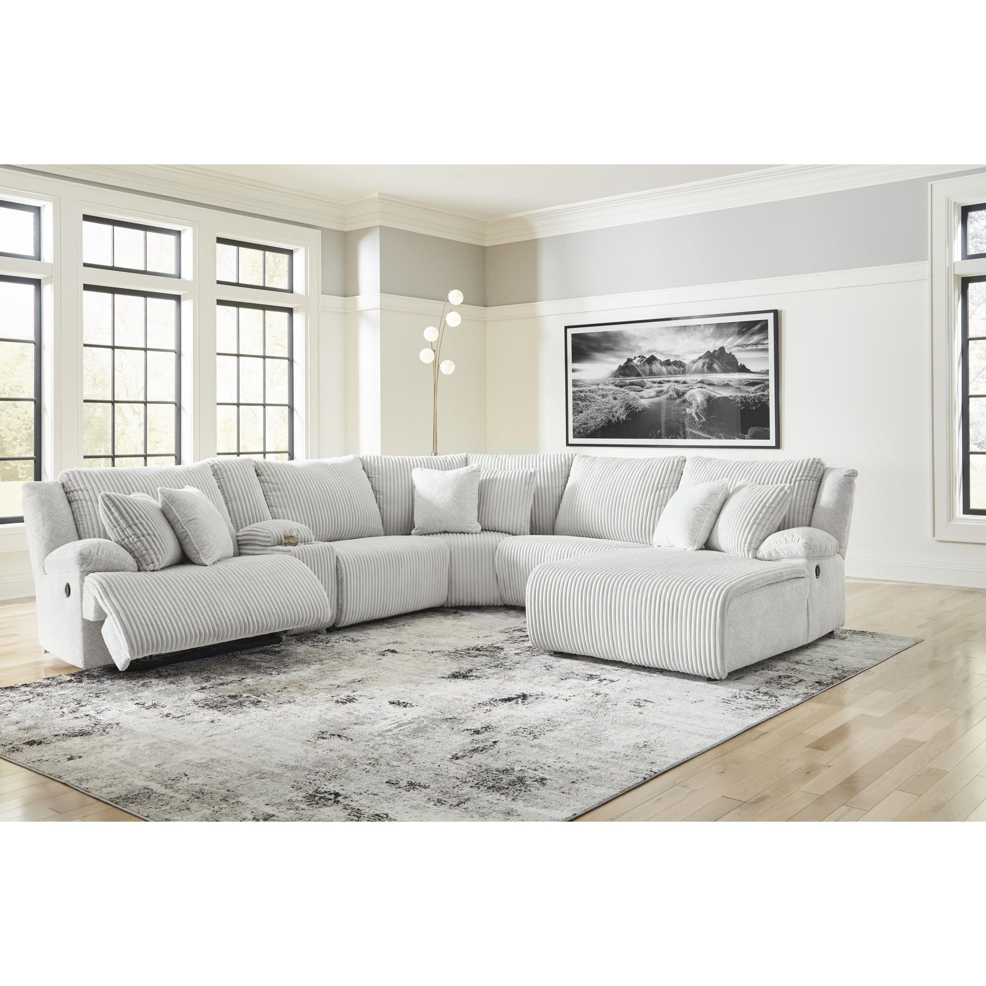 Signature Design by Ashley Top Tier 92706S1 6 pc Reclining Sectional with Chaise - American Furniture of Slidell