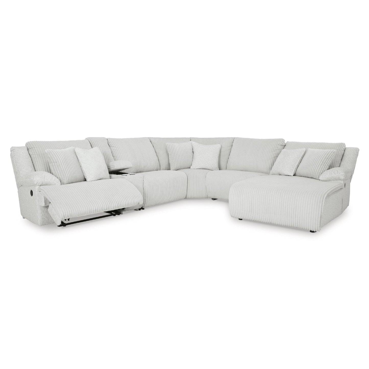 Signature Design by Ashley Top Tier 92706S1 6 pc Reclining Sectional with Chaise - American Furniture of Slidell