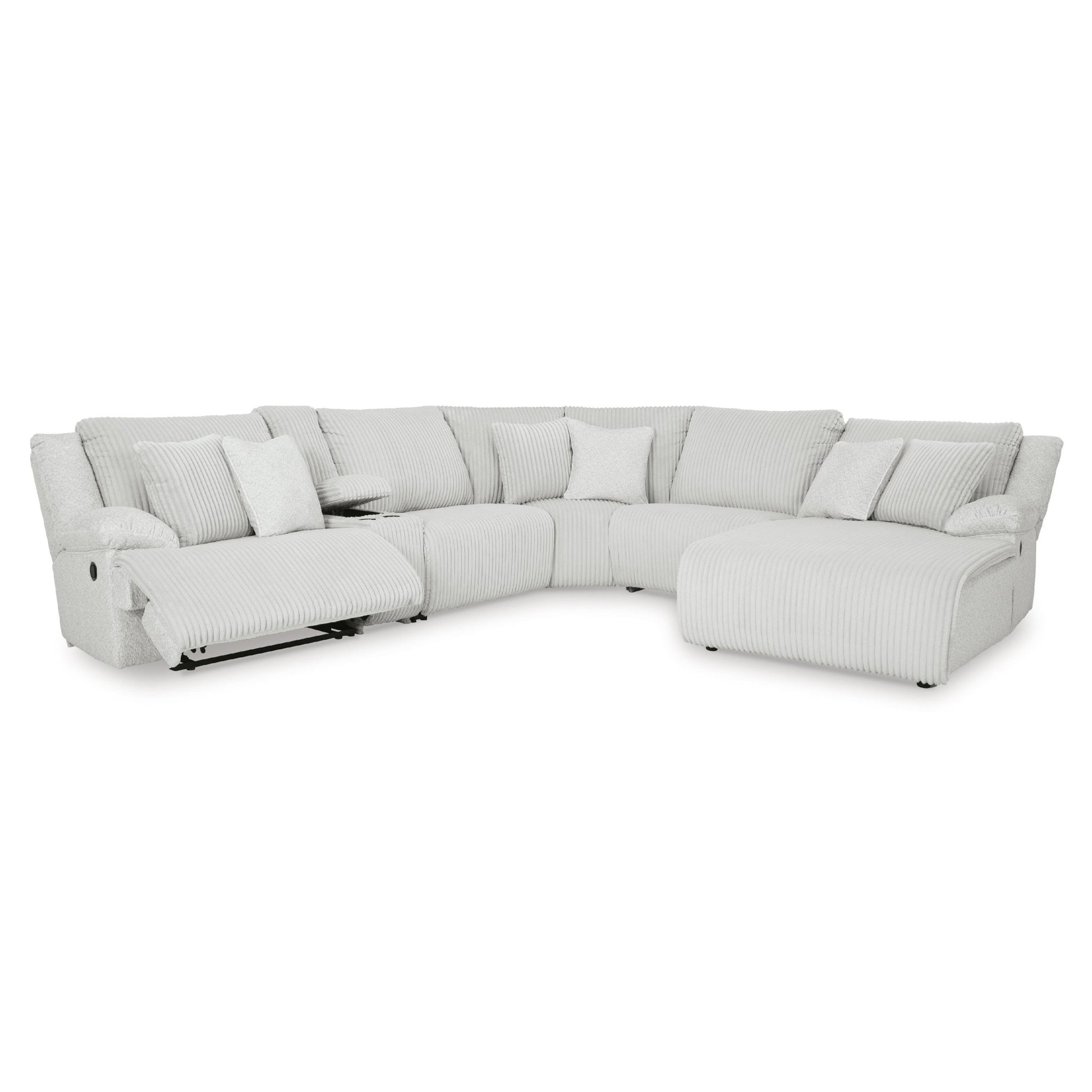 Signature Design by Ashley Top Tier 92706S1 6 pc Reclining Sectional with Chaise - American Furniture of Slidell