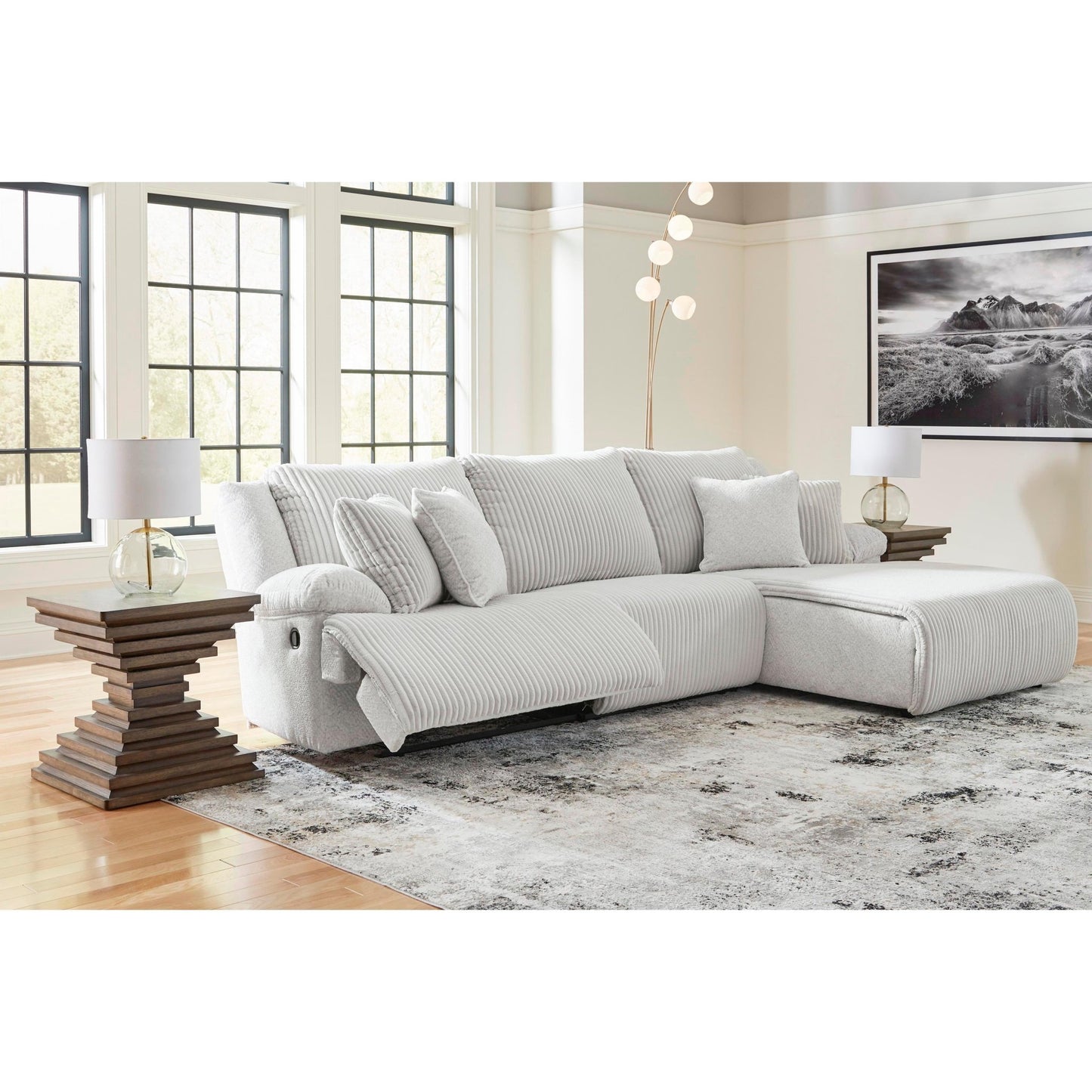 Signature Design by Ashley Top Tier 92706S10 3 pc Sectional Chofa - American Furniture of Slidell