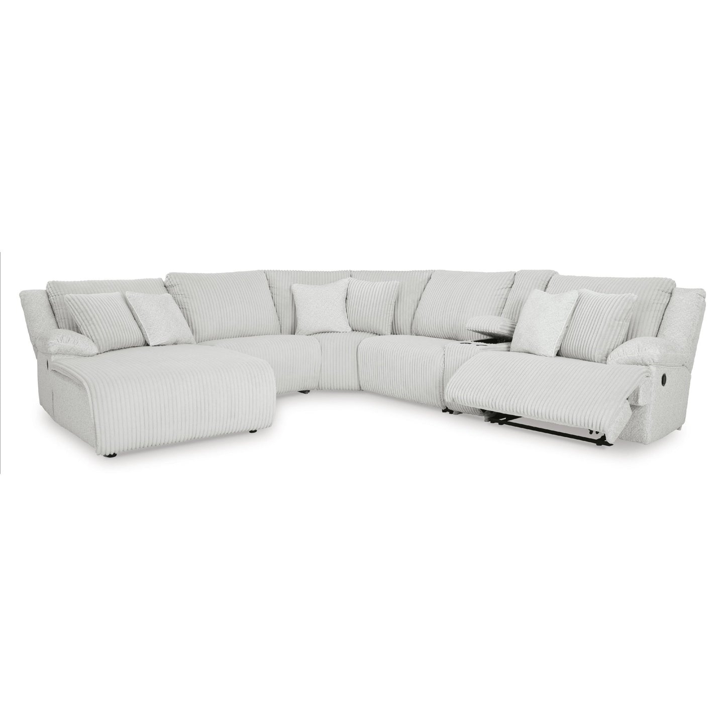 Signature Design by Ashley Top Tier 92706S2 6 pc Reclining Sectional with Chaise - American Furniture of Slidell